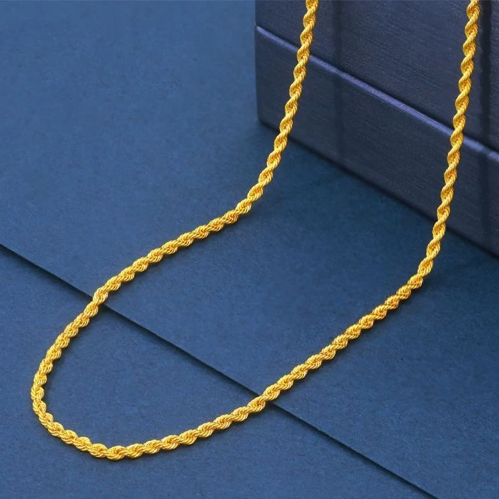 D104 爆款麻花项链