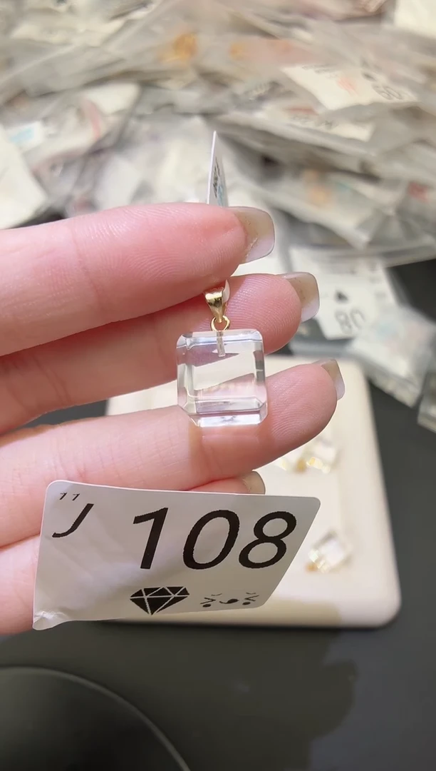 银S925镶嵌珠宝半成品水晶多样性发一J108