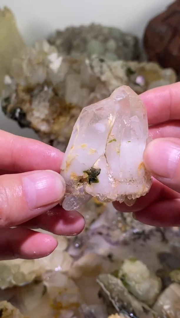 未镶嵌珠宝半成品水晶11号四川美姑超七花园水晶