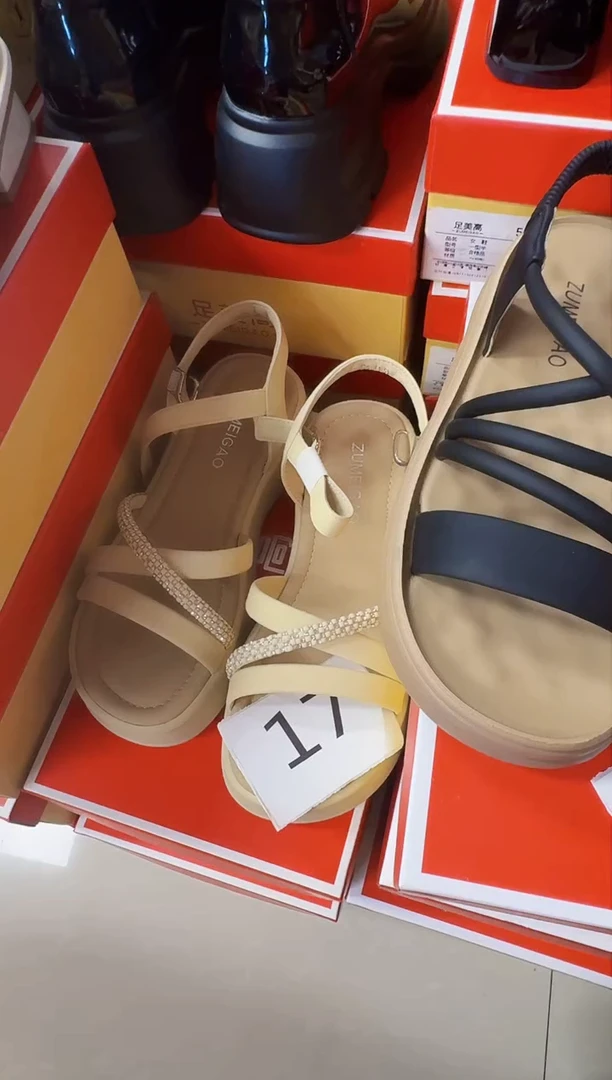 凉靴17 -37码-足美高当季新款女鞋