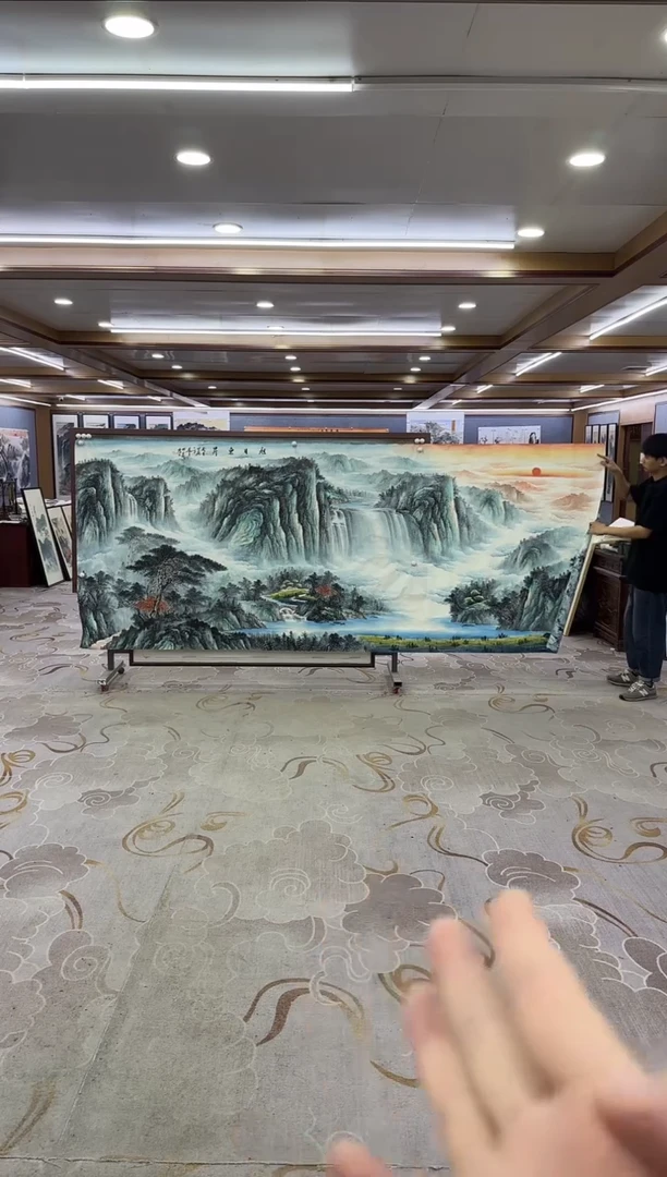 绘画绘画Y-邵明义-大丈二-山水画