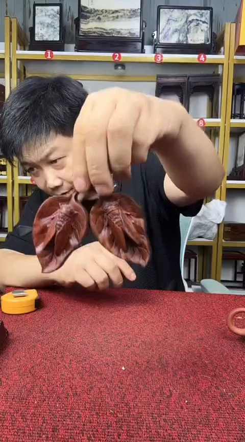 木2件笔搁*********