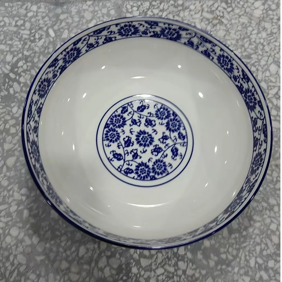 【张氏御瓷】青花八英寸大碗