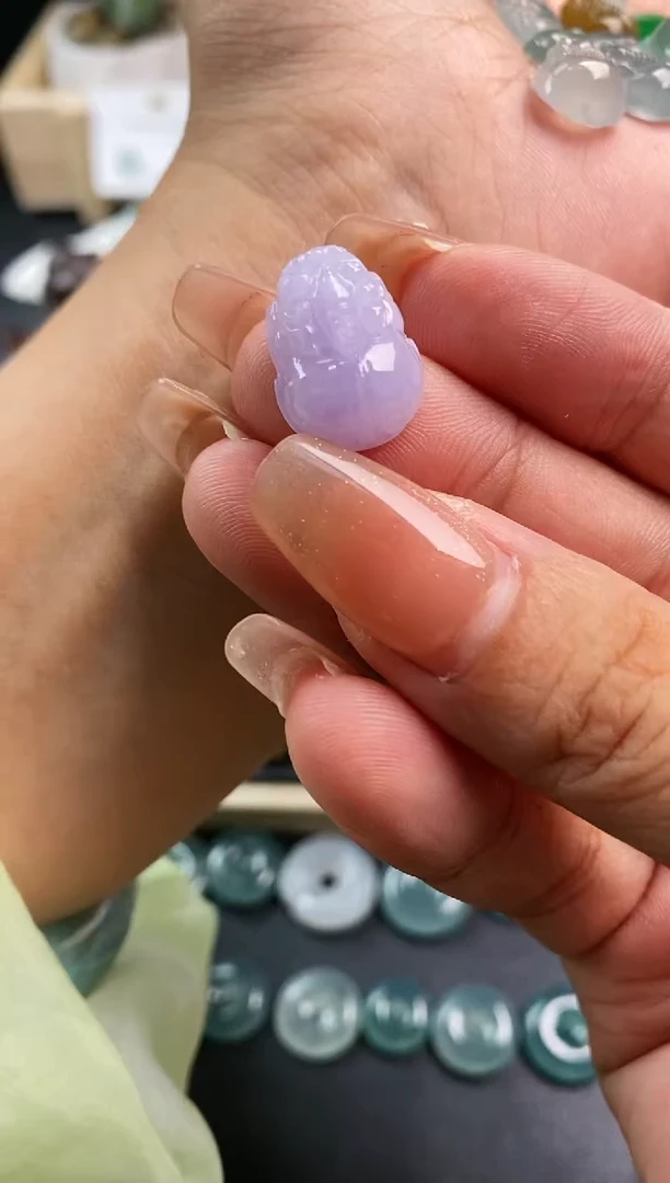 裸石翡翠沫貔貅 定向 沫