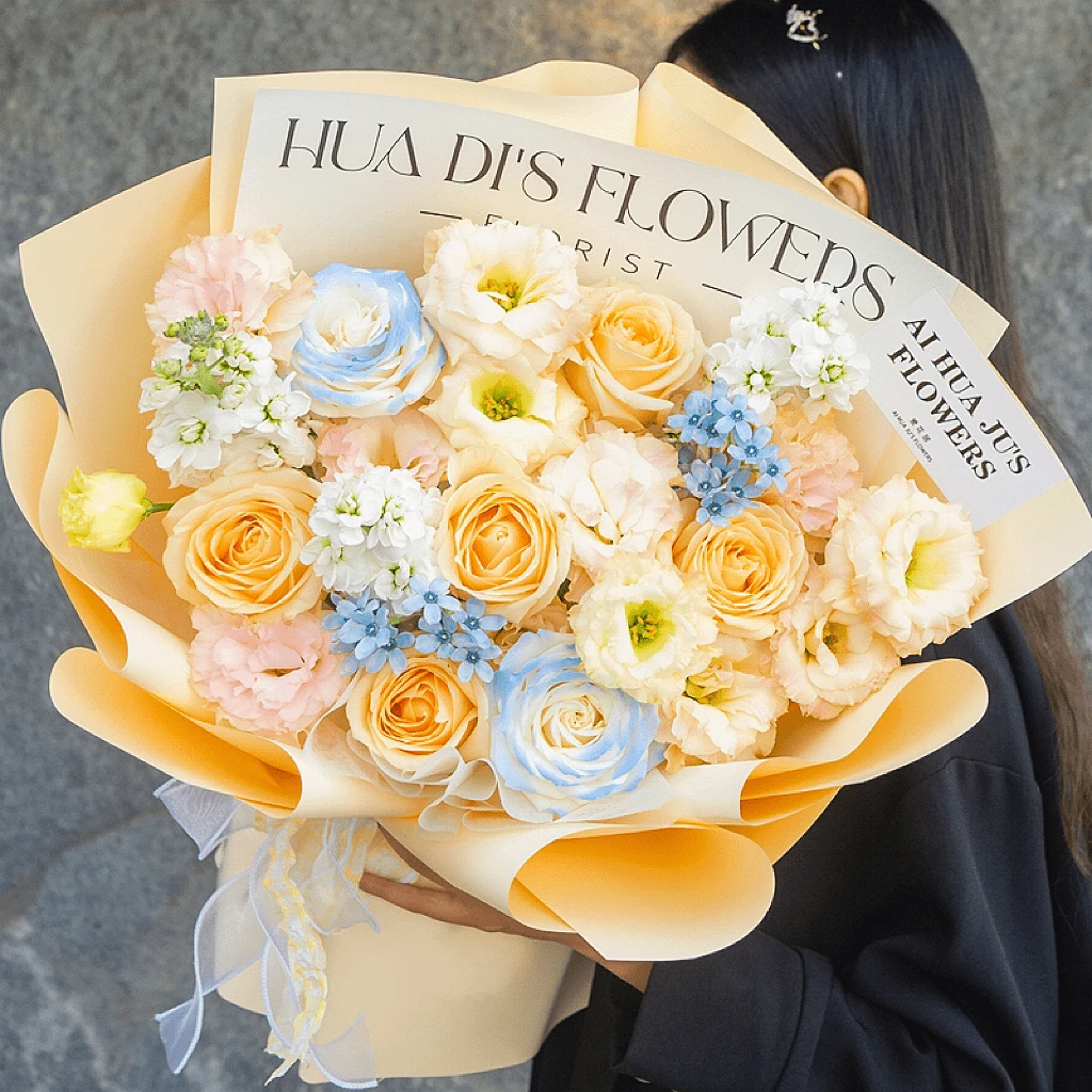 生日花束鲜花订购同城速配送花上门免费直送附近花店男士专用团购