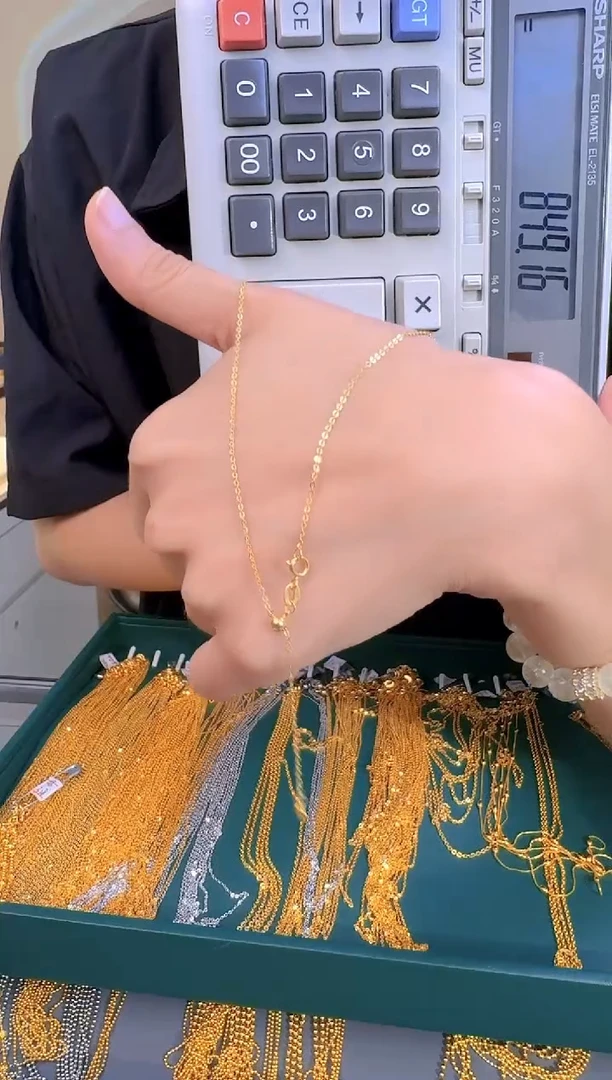 新人福利爱心抽拉闪O链50cm 1.60g（多样性发货）