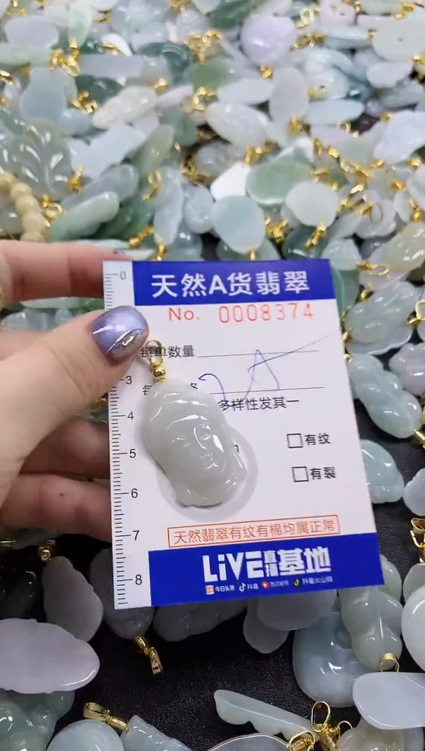 颈饰未镶嵌翡翠天然A货翡翠