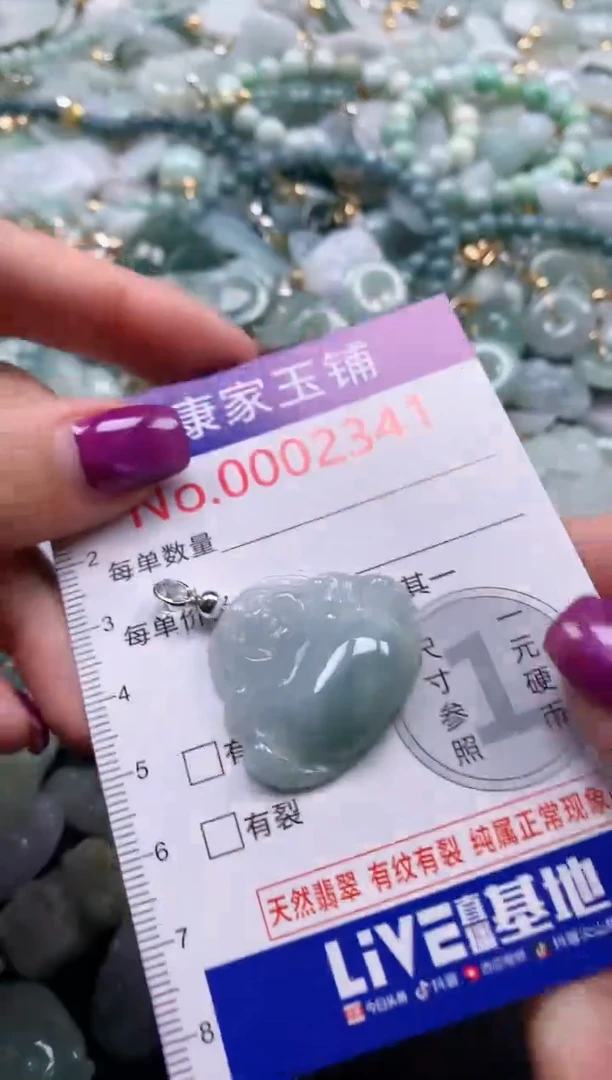 颈饰未镶嵌翡翠2341
