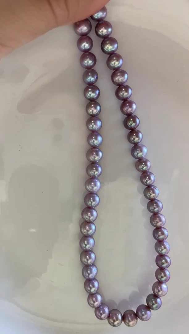 6-7mm天然紫  项链
