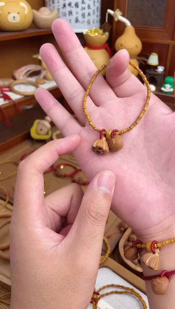 手串/手链核桃竹节手串一物一拍好运连连