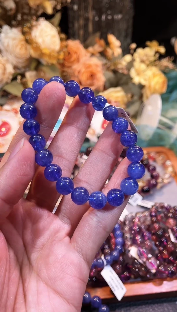 未镶嵌手链坦桑石冰透坦桑石9m+