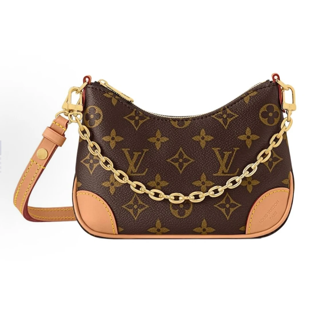 未使用 LouisVuitton/路易威登 芯片款LV老花黄牛角包 nano