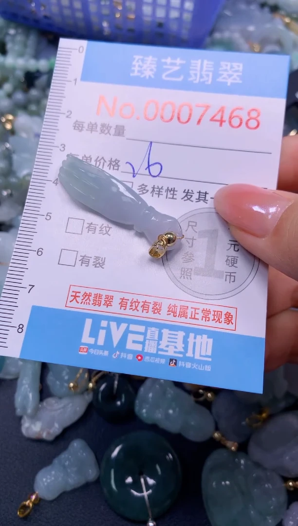 颈饰未镶嵌翡翠7468
