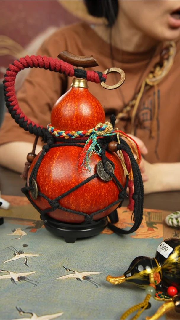 392号600ml左右非遗大漆酒葫芦