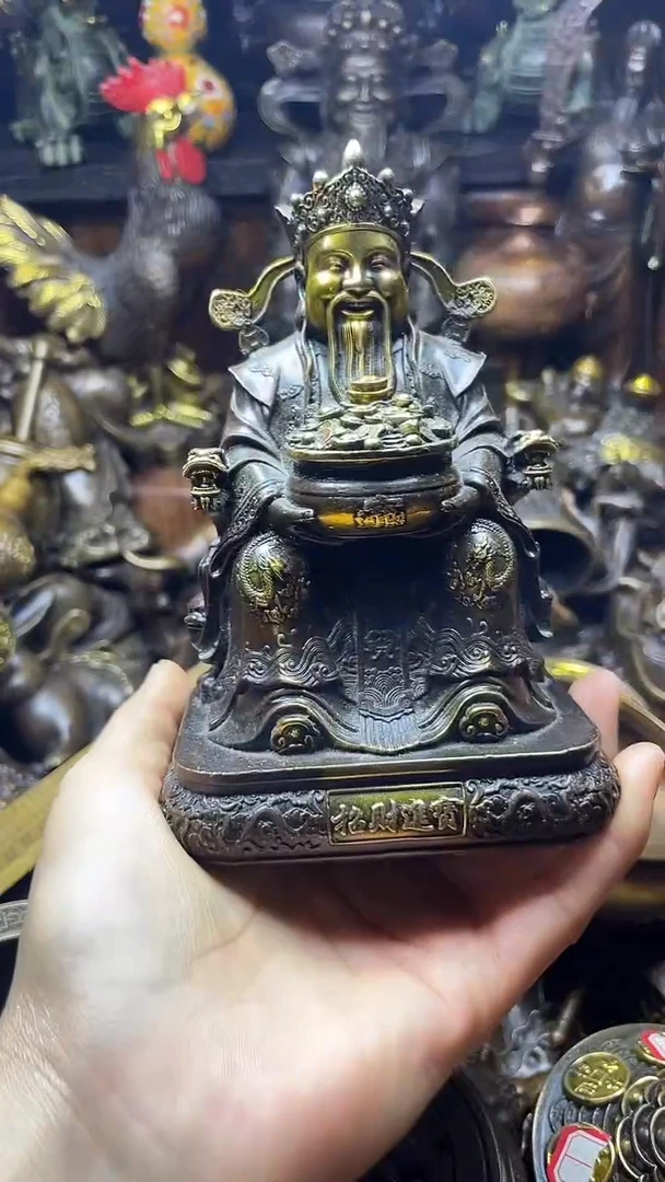 闪购链接，点击下单，有运费险，铜摆件