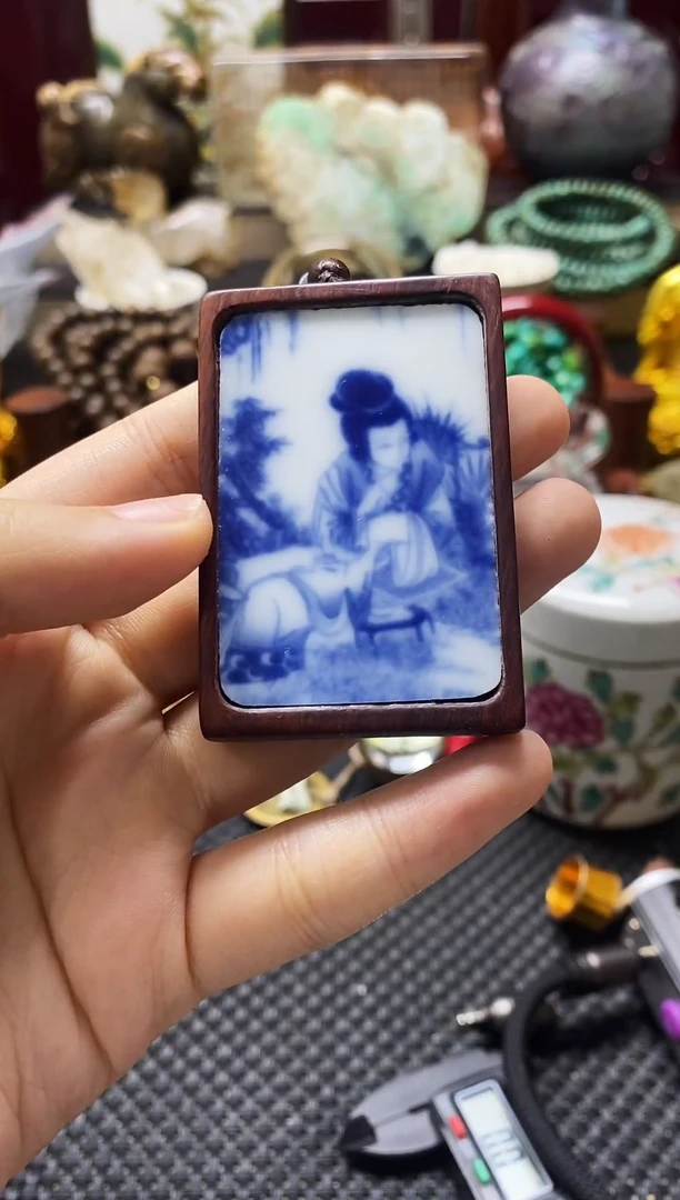 瓷片瓷片 瓷器 摆件 1个