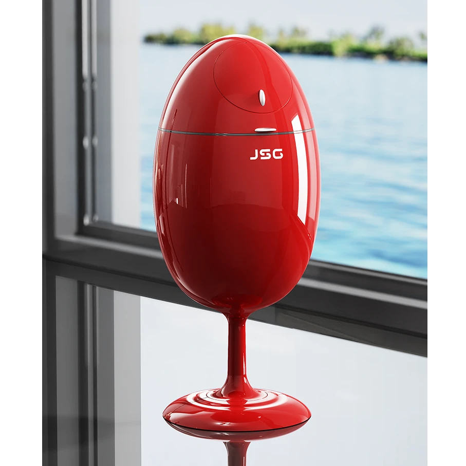 北杉恐龙蛋垃圾桶高档轻奢厨房客厅落地垃圾筒客厅高端上档次大号