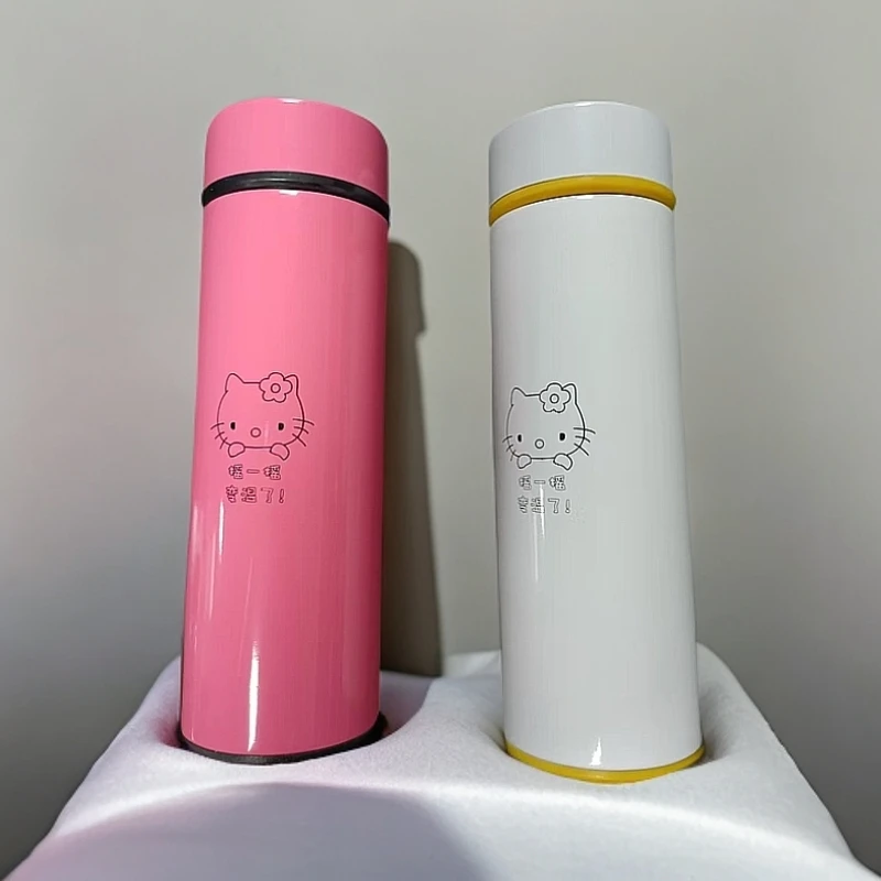 摇一摇刻字快速降温变温杯时尚网红不锈钢便携式专利双层保温杯