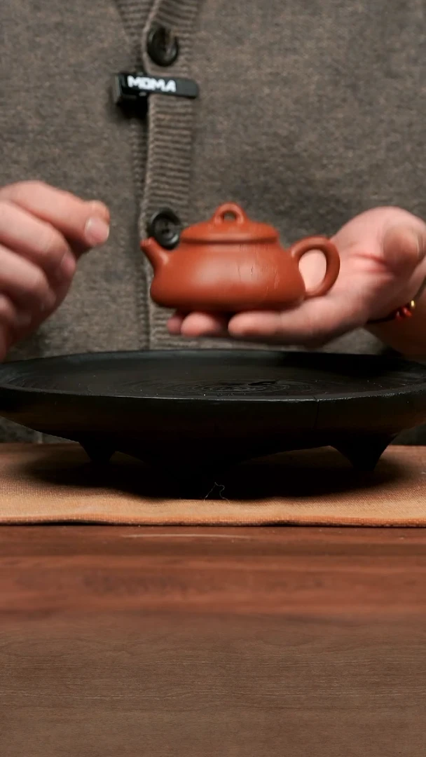 【闪购商品】紫砂茶壶五堂  纳瓢-刻