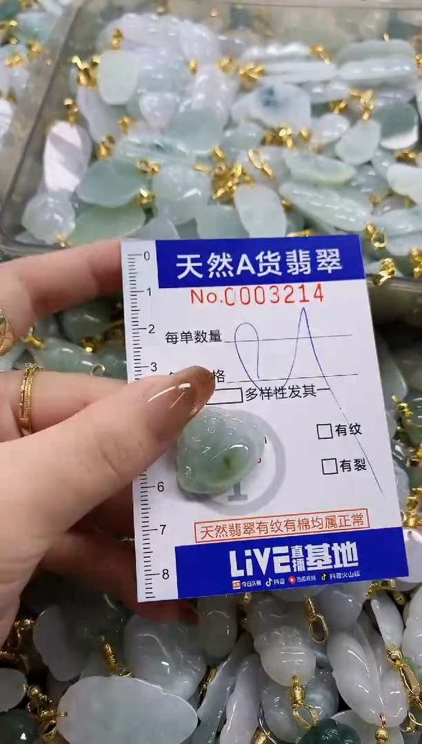 颈饰未镶嵌翡翠天然A货翡翠