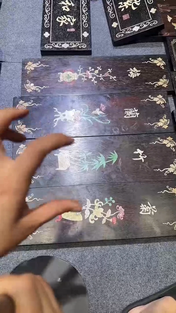 香榧木紫檀拆件雕刻板以直播间实物为准微瑕老物件