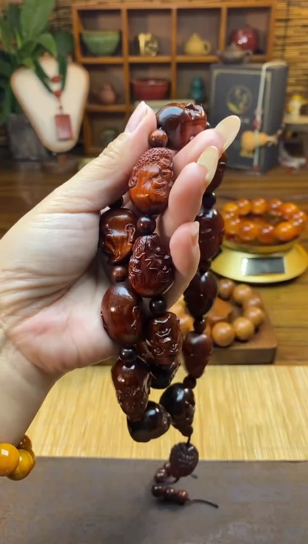 手串/手链小叶紫檀十八罗汉
