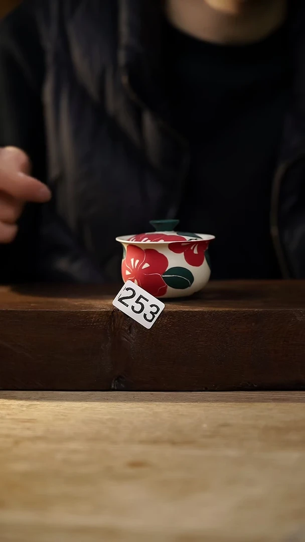 瓷片设计师手作！！！落单设计师福利！！盖碗