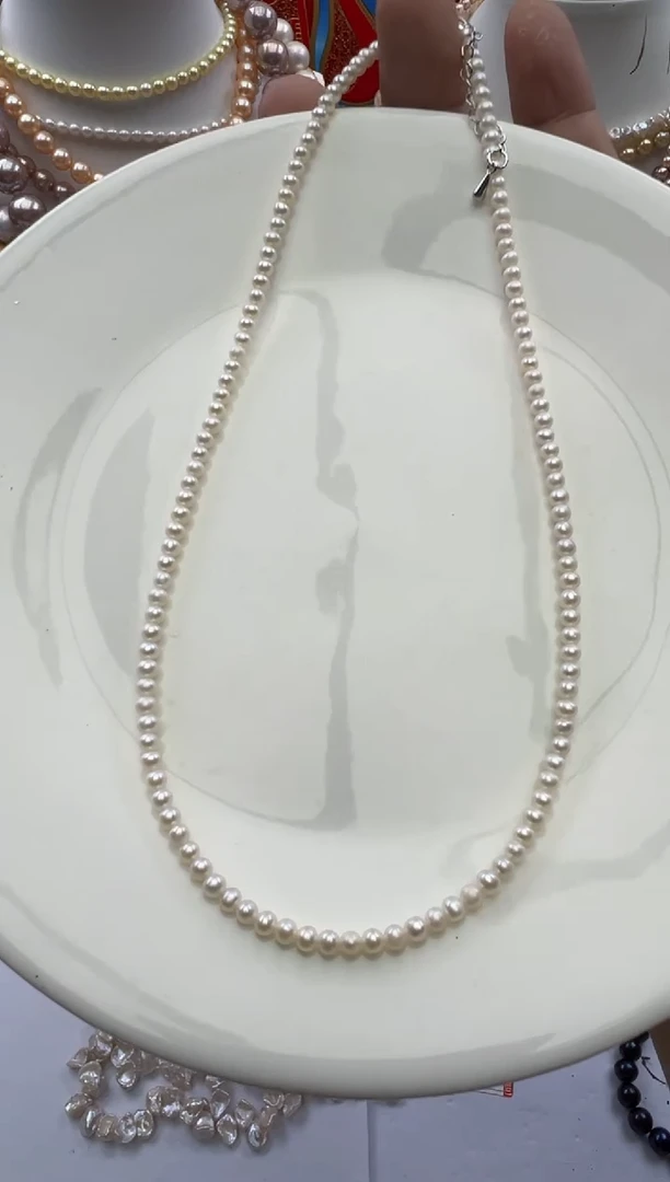 淡水珍珠未镶嵌颈饰1