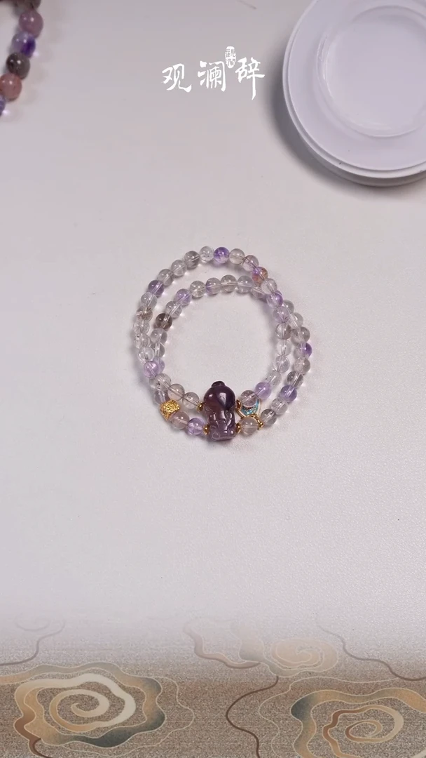 【闪购商品】水晶超七貔貅未镶嵌手链