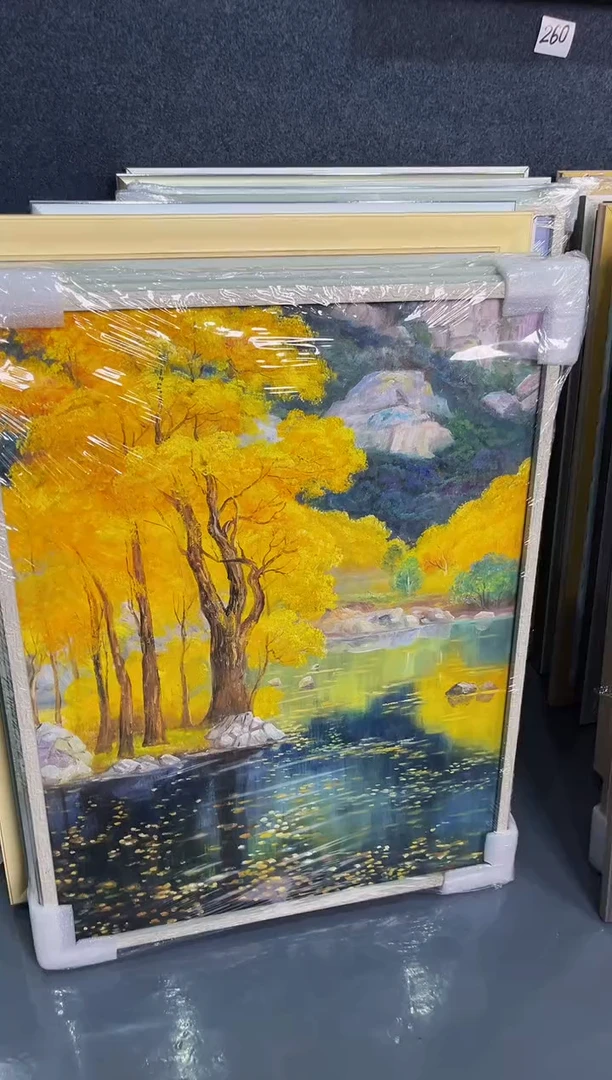 【闪购商品】油画77号 60*80 秋景-手绘油画