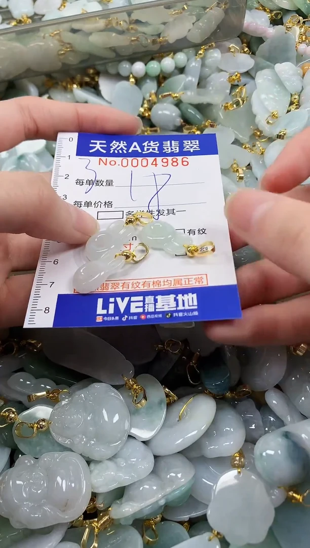 颈饰未镶嵌翡翠纯天然a货翡翠