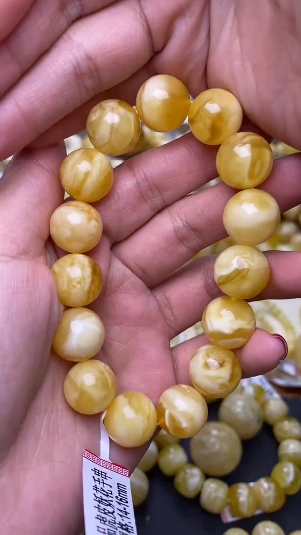 裸石蜜蜡未镶嵌葵.104 尺寸14+