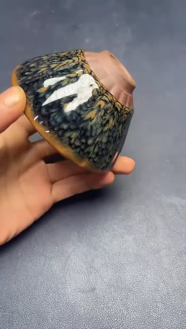 【闪购商品】茶盏鹧鸪花口----------------