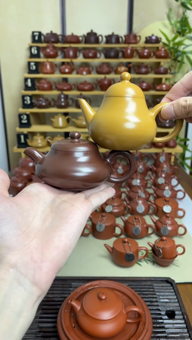 k**²段泥梨壶120cc+紫泥玉乳120cc