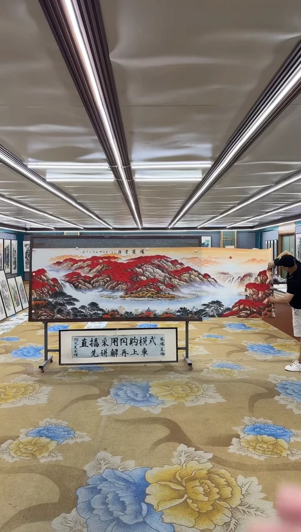 绘画M刘雪红-小丈二-山水国画