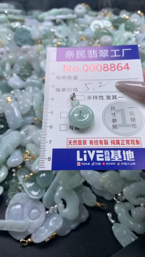 颈饰未镶嵌翡翠8864