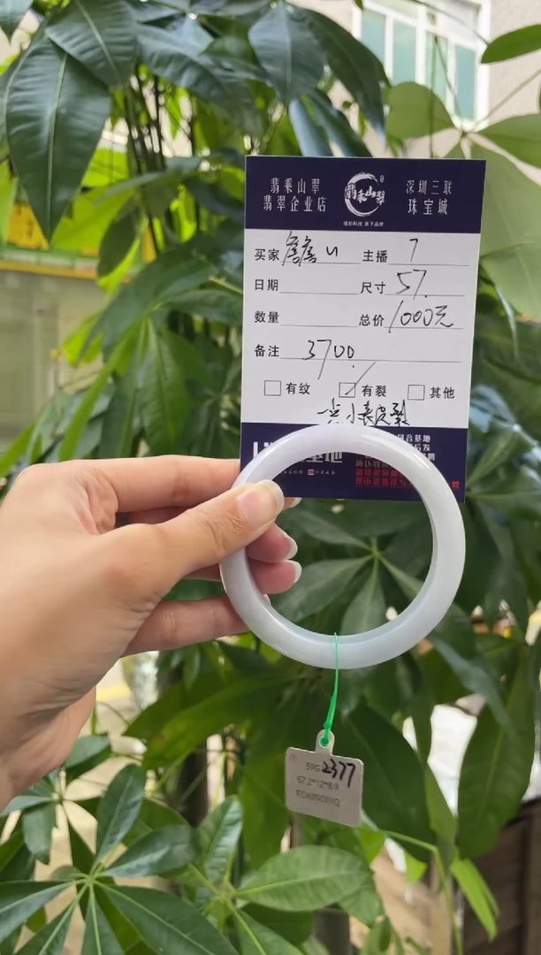 未镶嵌手镯翡翠Q 57正圈 3700