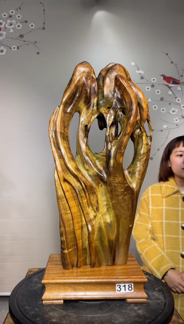 【闪购商品】金丝楠尺寸60.26.16金丝楠乌木摆件