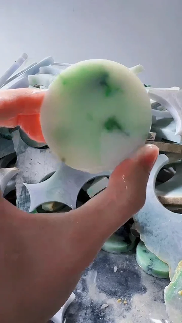裸石翡翠缅甸翡翠A货文141