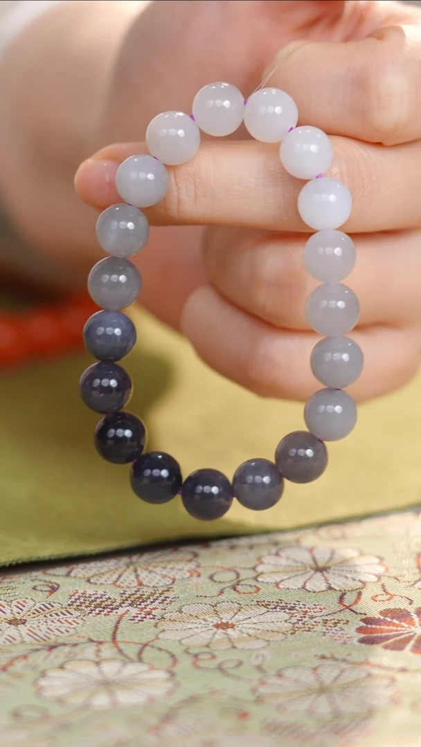 未镶嵌手链和田玉烟紫