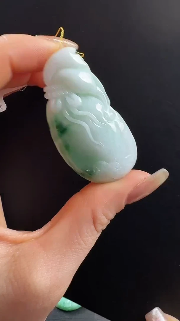 颈饰未镶嵌翡翠福袋子