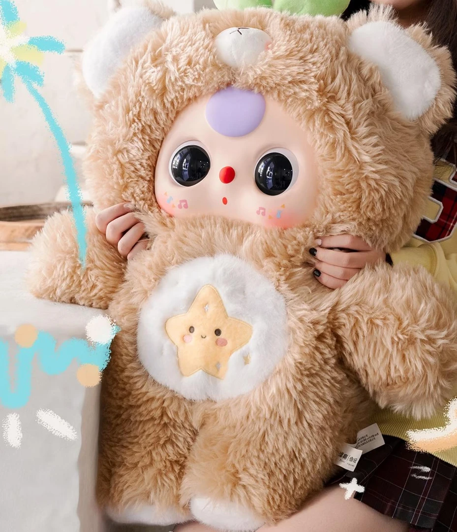 熊崽乖乖娃三岁1000%正版盲盒潮玩手办公仔毛绒