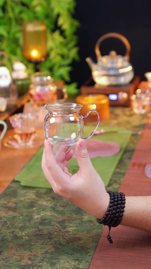 元满公道杯220ml（粉把款)