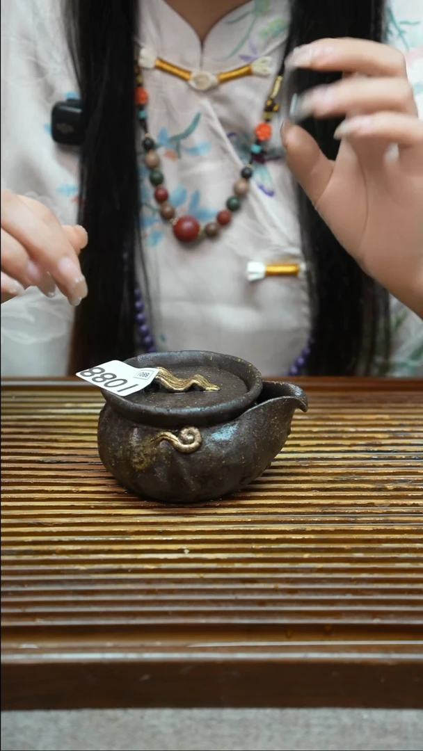 万古烧粗陶手工茶具
