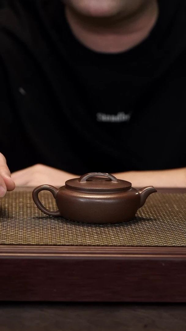 茶壶紫砂【润石堂】精品 薄胎 紫泥