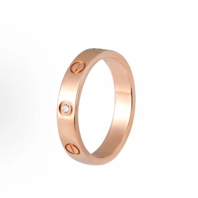 V金CNC精工 轻奢时尚高级戒指——2