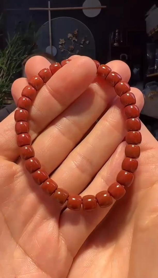 【闪购商品】南红玛瑙手链未镶嵌7+单圈