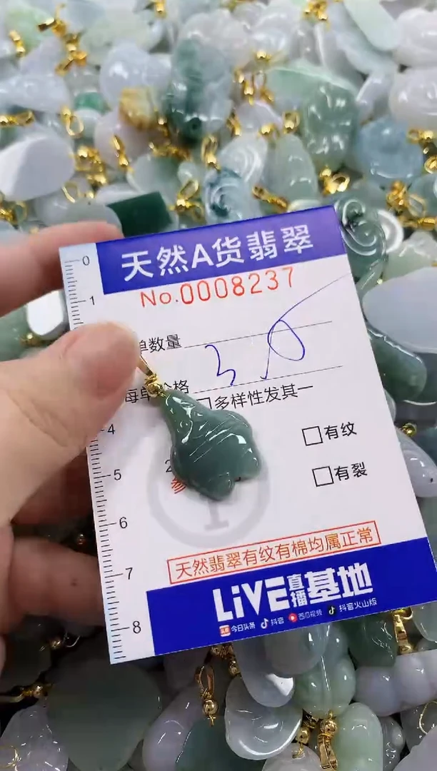 颈饰未镶嵌翡翠天然A货翡翠