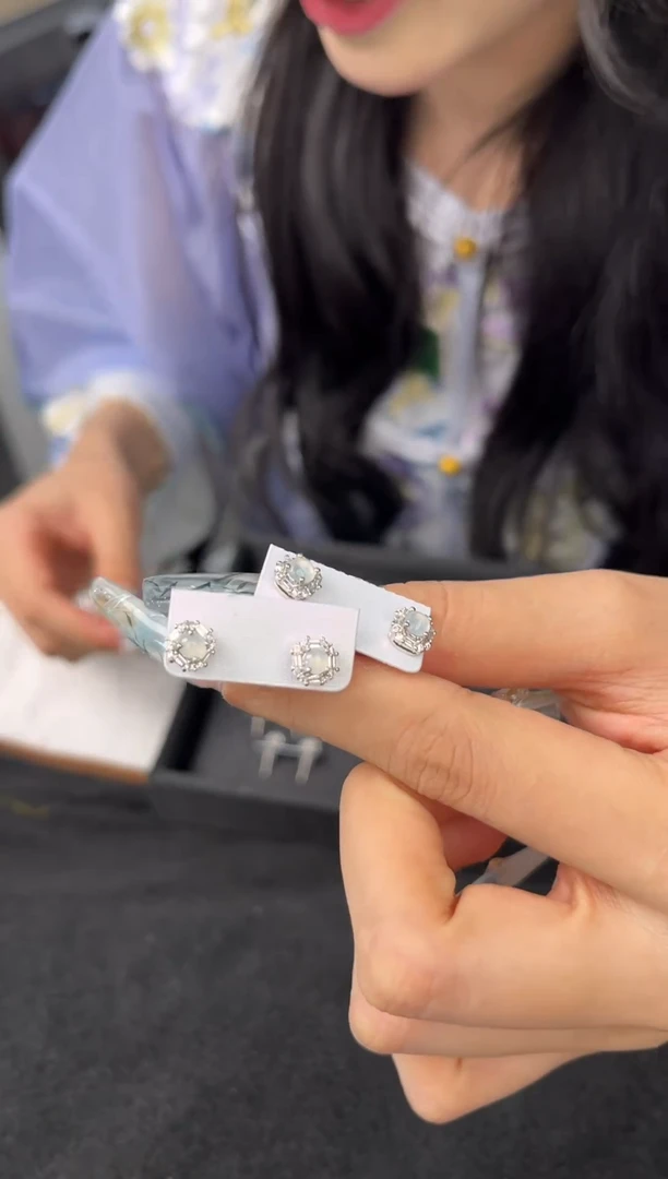 合金翡翠耳饰小九/603649/多样性发一