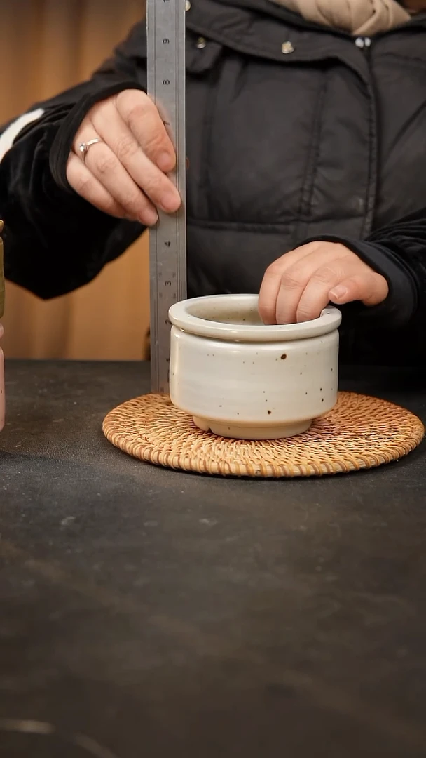 【闪购商品】瓷片泥泥手工花盆口8